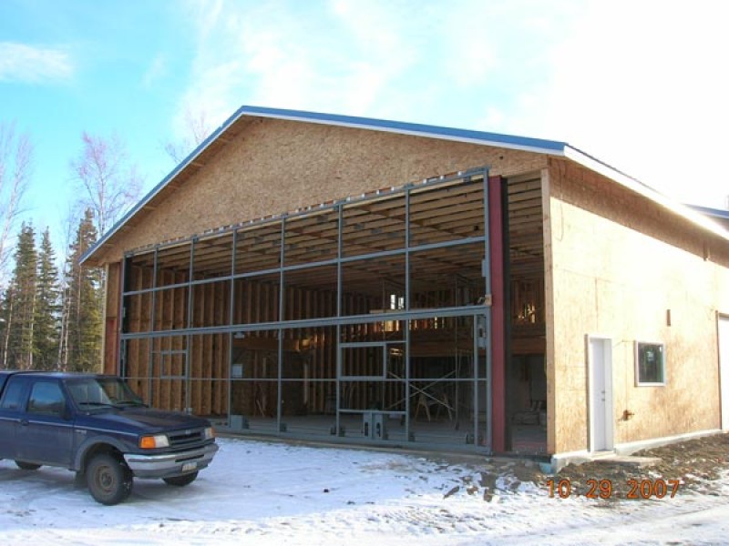 Alaska Airplane Hangar Homes by Soloy Construction, Wasilla, AK